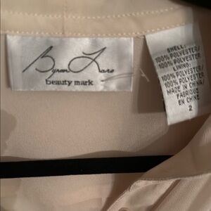 Byron Lars sheer blouse size 2 asymmetric